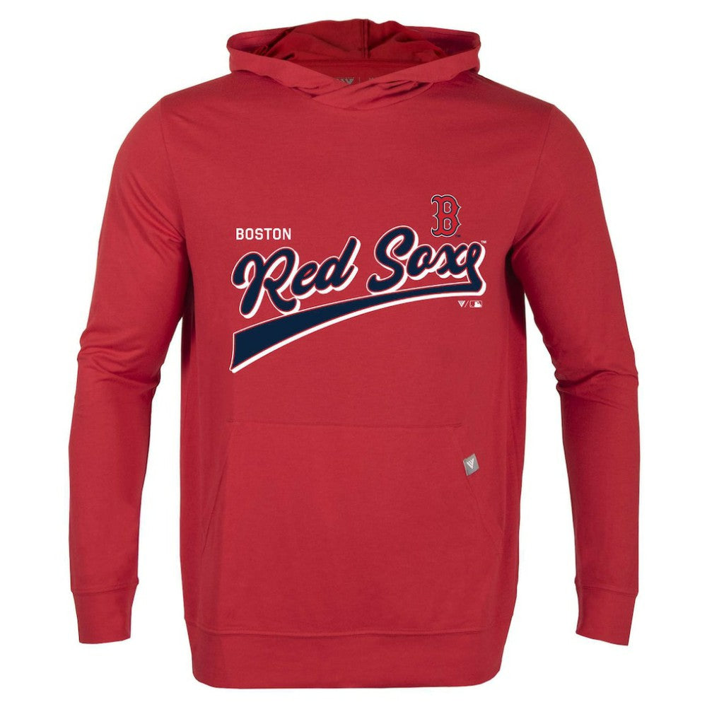 Boston Red Sox Levelwear  Relay 2.0 Retro Pullover Hoodie - Red - MLB Discount