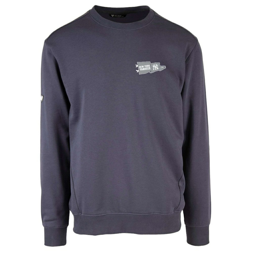New York Yankees Levelwear  Zane Rafters Pullover Sweatshirt - Navy - MLB Online