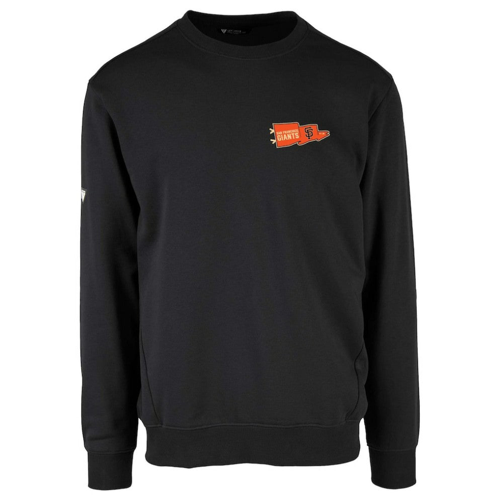 San Francisco Giants Levelwear  Zane Rafters Pullover Sweatshirt - Black - MLB Sale