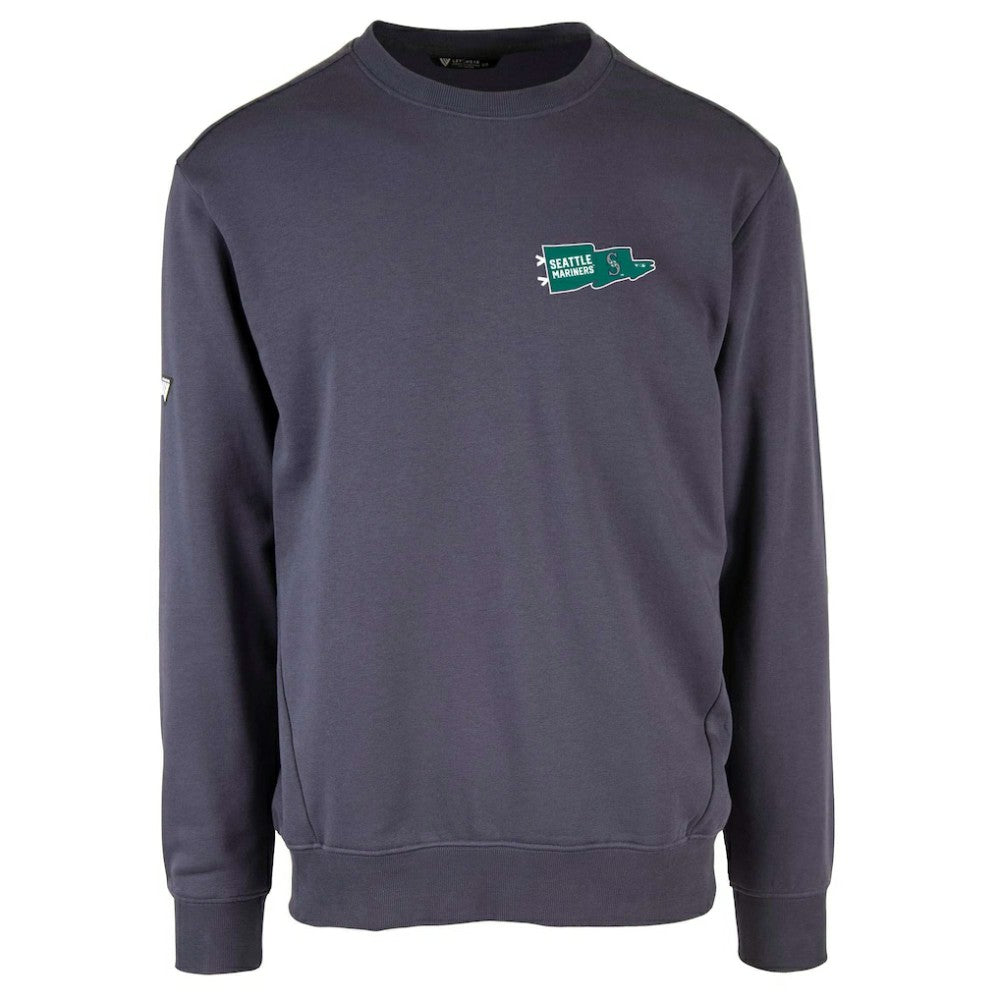 Seattle Mariners Levelwear  Zane Rafters Pullover Sweatshirt - Navy - MLB Sale