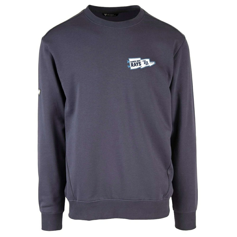 Tampa Bay Rays Levelwear  Zane Rafters Pullover Sweatshirt - Navy - MLB Sale