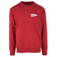 Cincinnati Reds Levelwear  Zane Rafters Pullover Sweatshirt - Red - MLB Online
