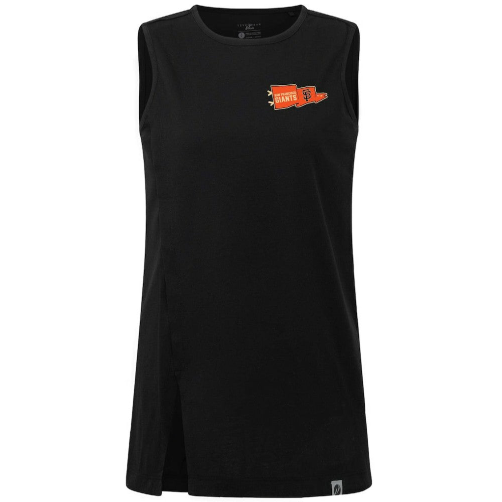 San Francisco Giants Levelwear Women's  Influx Rafters Tank Top - Black - MLB Discount