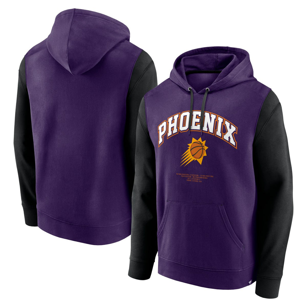 Phoenix Suns Scorer Pullover Hoodie Purple/Black | Fanatics for sale