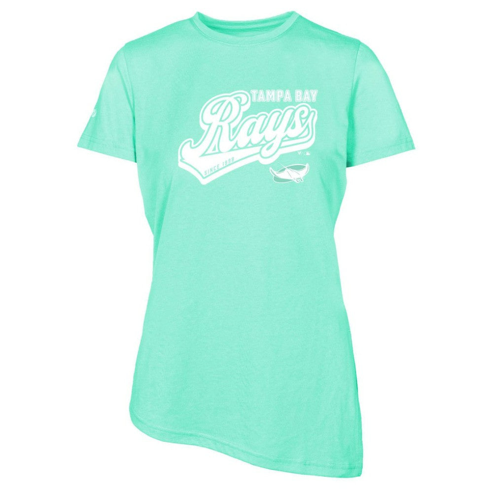 Tampa Bay Rays Levelwear Women's  Birch Sweep T-Shirt - Mint - MLB Lifestyle