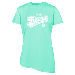 Detroit Tigers Levelwear Women's  Birch Sweep T-Shirt - Mint - MLB Online