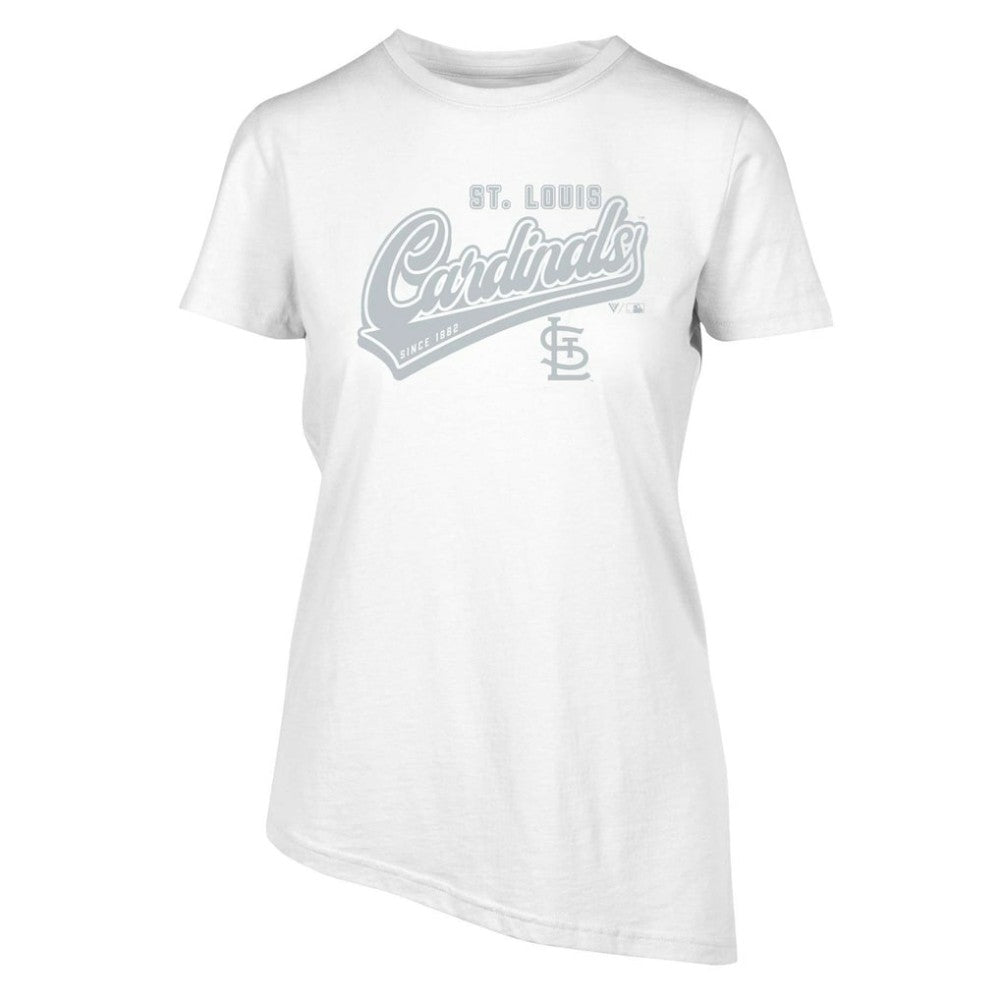 St. Louis Cardinals Levelwear Women's  Birch Sweep T-Shirt - White - MLB Sale