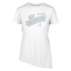 Atlanta Braves Levelwear Women's  Birch Sweep T-Shirt - White - MLB on Sale