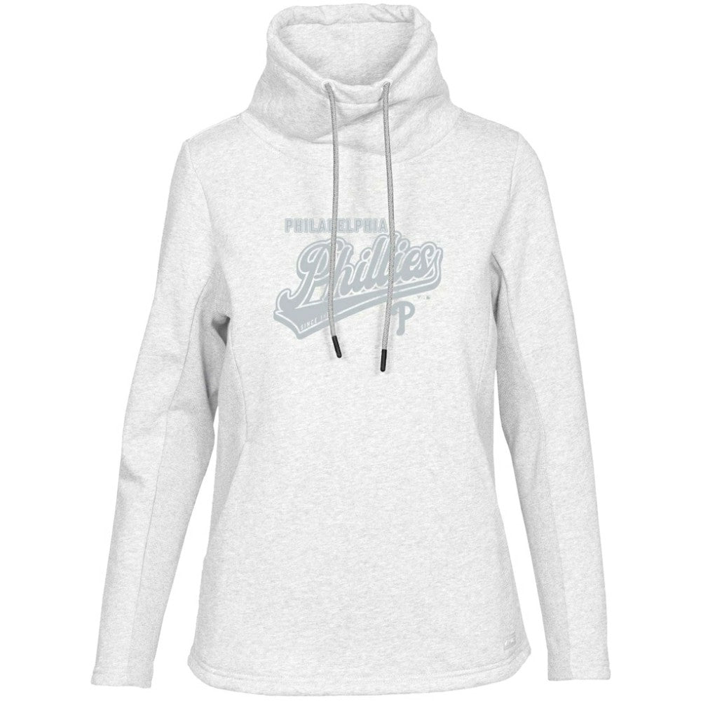 Philadelphia Phillies Levelwear Women's  Loop Sweep Pullover Sweatshirt - White - MLB Online