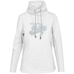 Philadelphia Phillies Levelwear Women's  Loop Sweep Pullover Sweatshirt - White - MLB Online