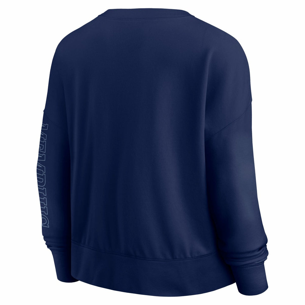 Memphis Grizzlies Women's Oversized Game Day Pullover Sweatshirt Navy | Fanatics discount