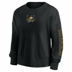 Los Angeles Lakers Women's Oversized Game Day Pullover Sweatshirt Black | Fanatics discount