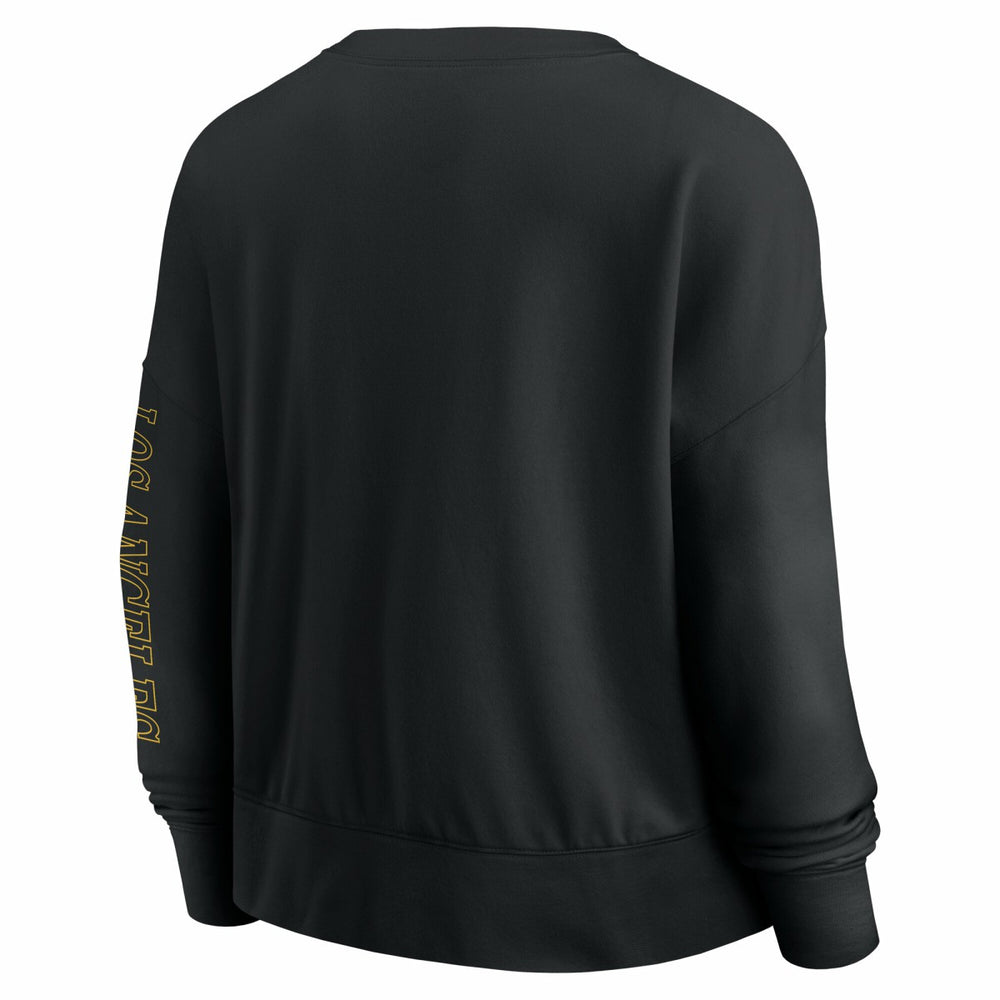 Los Angeles Lakers Women's Oversized Game Day Pullover Sweatshirt Black | Fanatics discount