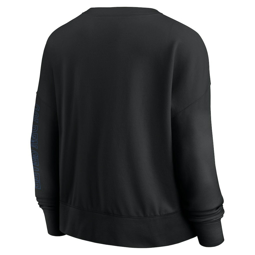 Golden State Warriors Women's Oversized Game Day Pullover Sweatshirt for sale Black | Fanatics outlet