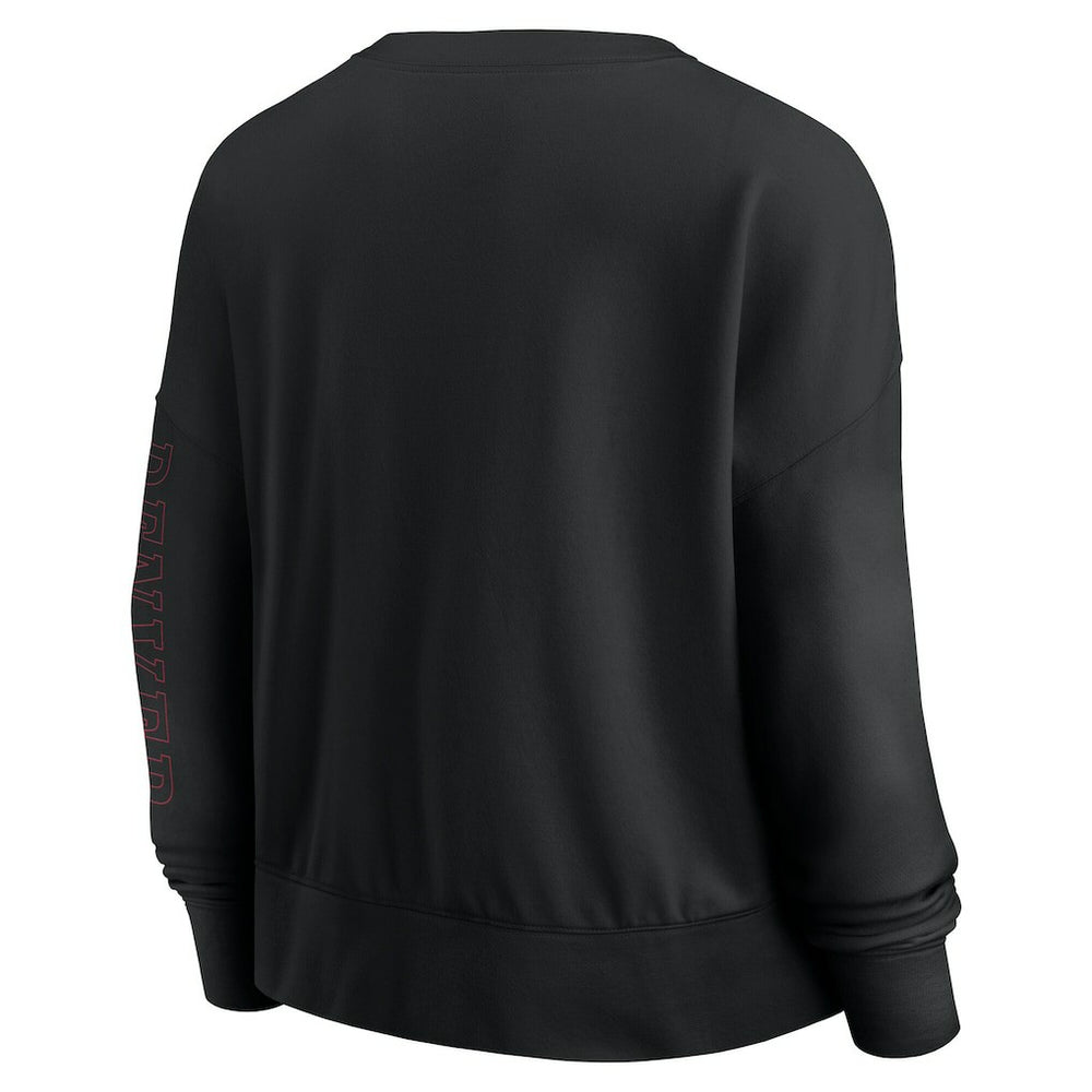 Chicago Bulls Women's Oversized Game Day Pullover Sweatshirt Black | Fanatics Lifestyle