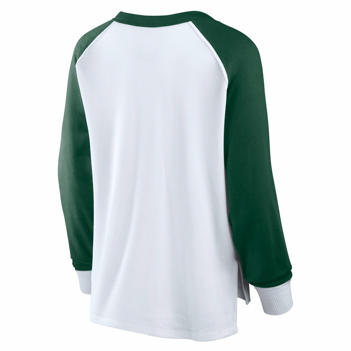 Milwaukee Bucks Women's Open Lane Waffle Long Sleeve V-Neck T-Shirt White | Fanatics for sale