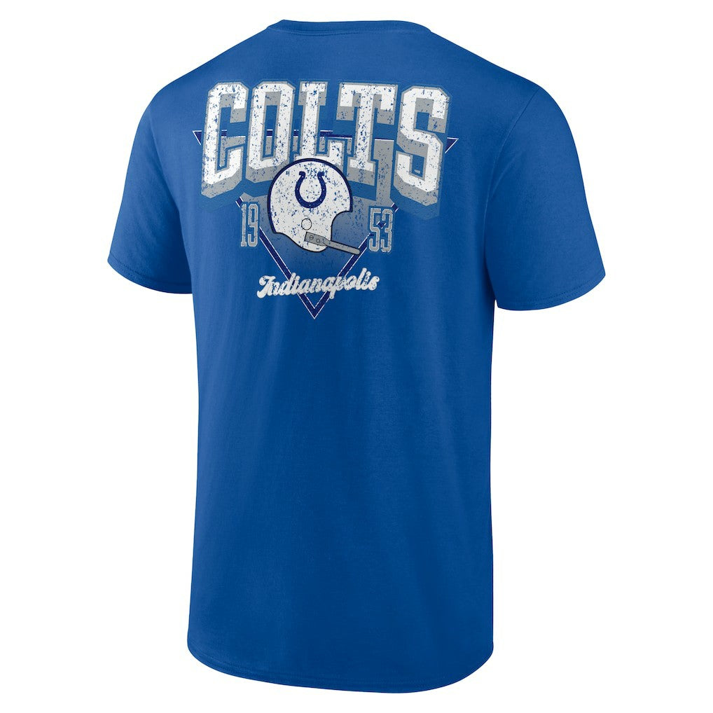 Fanatics Indianapolis Colts Never Over T-Shirt Royal