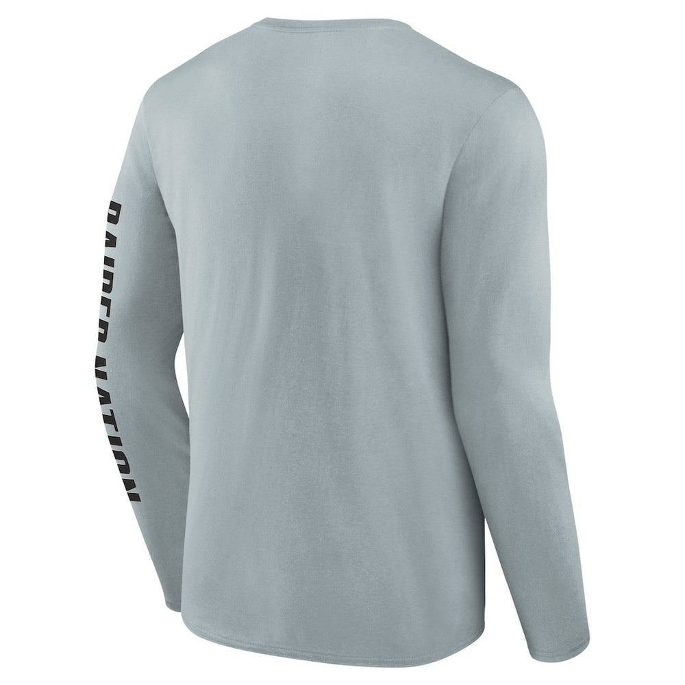 Fanatics Las Vegas Raiders Vision Long Sleeve T-Shirt Gray