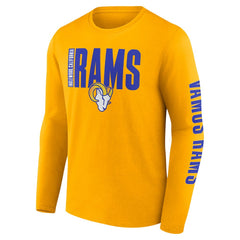 Fanatics Los Angeles Rams Vision Long Sleeve T-Shirt Gold