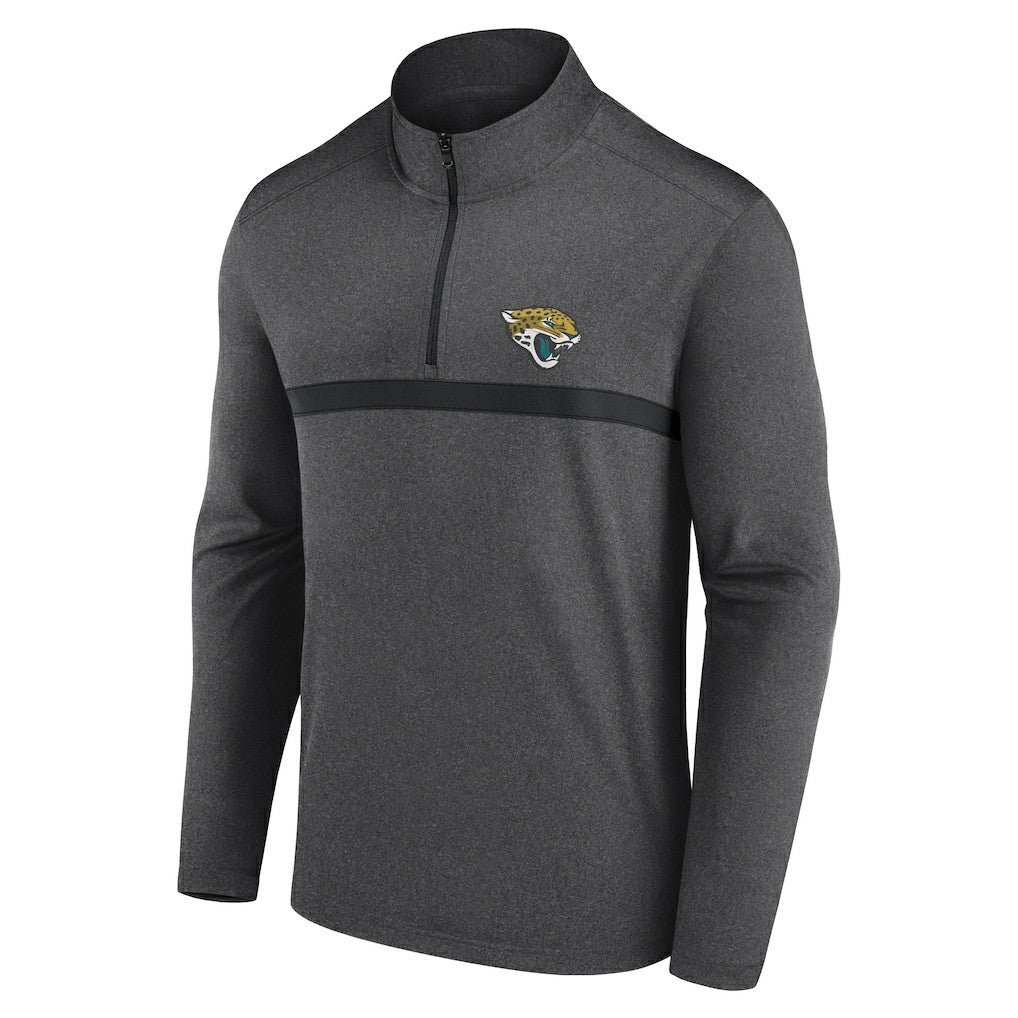 Fanatics Jacksonville Jaguars Head-to-Head Quarter-Zip Pullover Charcoal