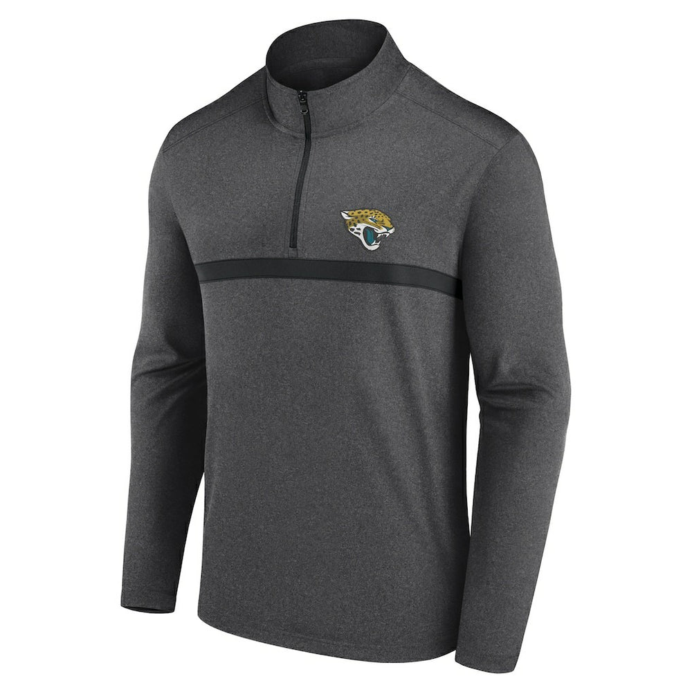 Fanatics Jacksonville Jaguars Head-to-Head Quarter-Zip Pullover Charcoal