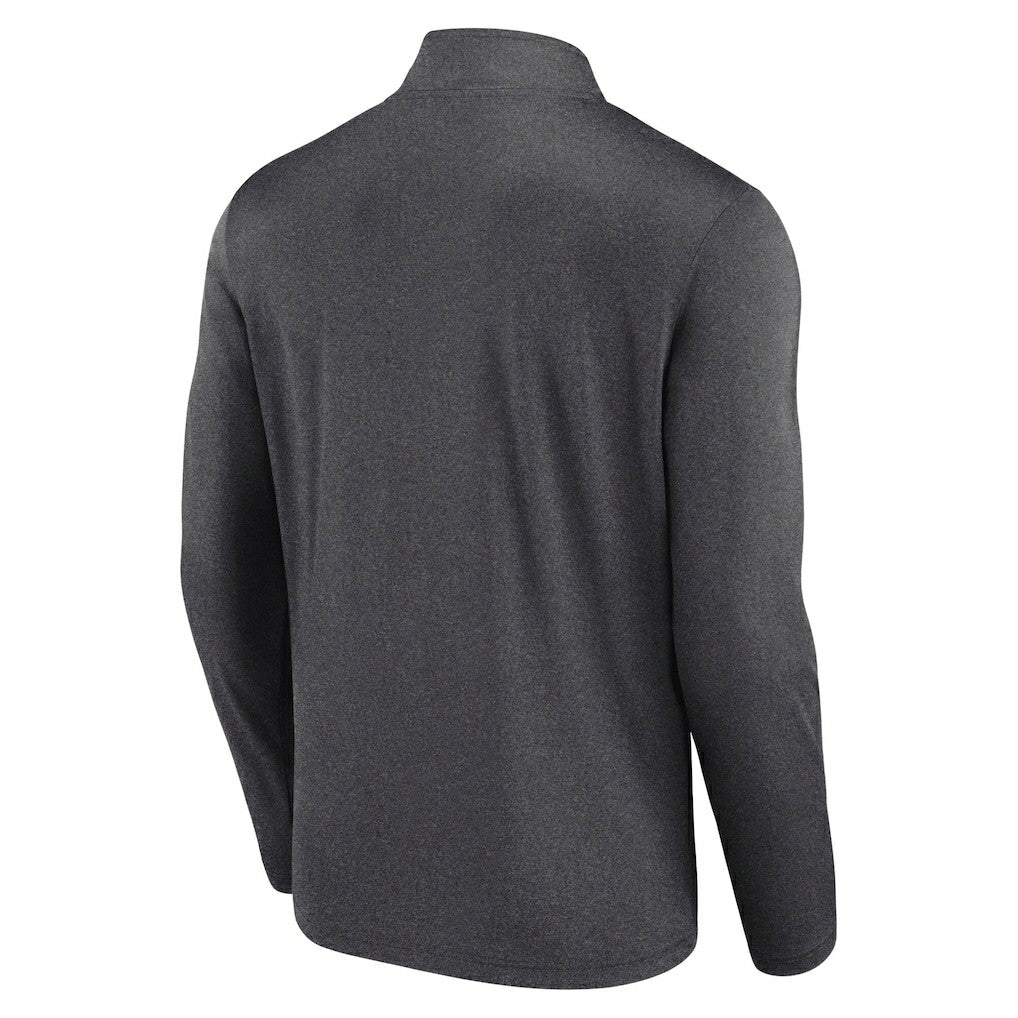 Fanatics Las Vegas Raiders Head-to-Head Quarter-Zip Pullover Charcoal