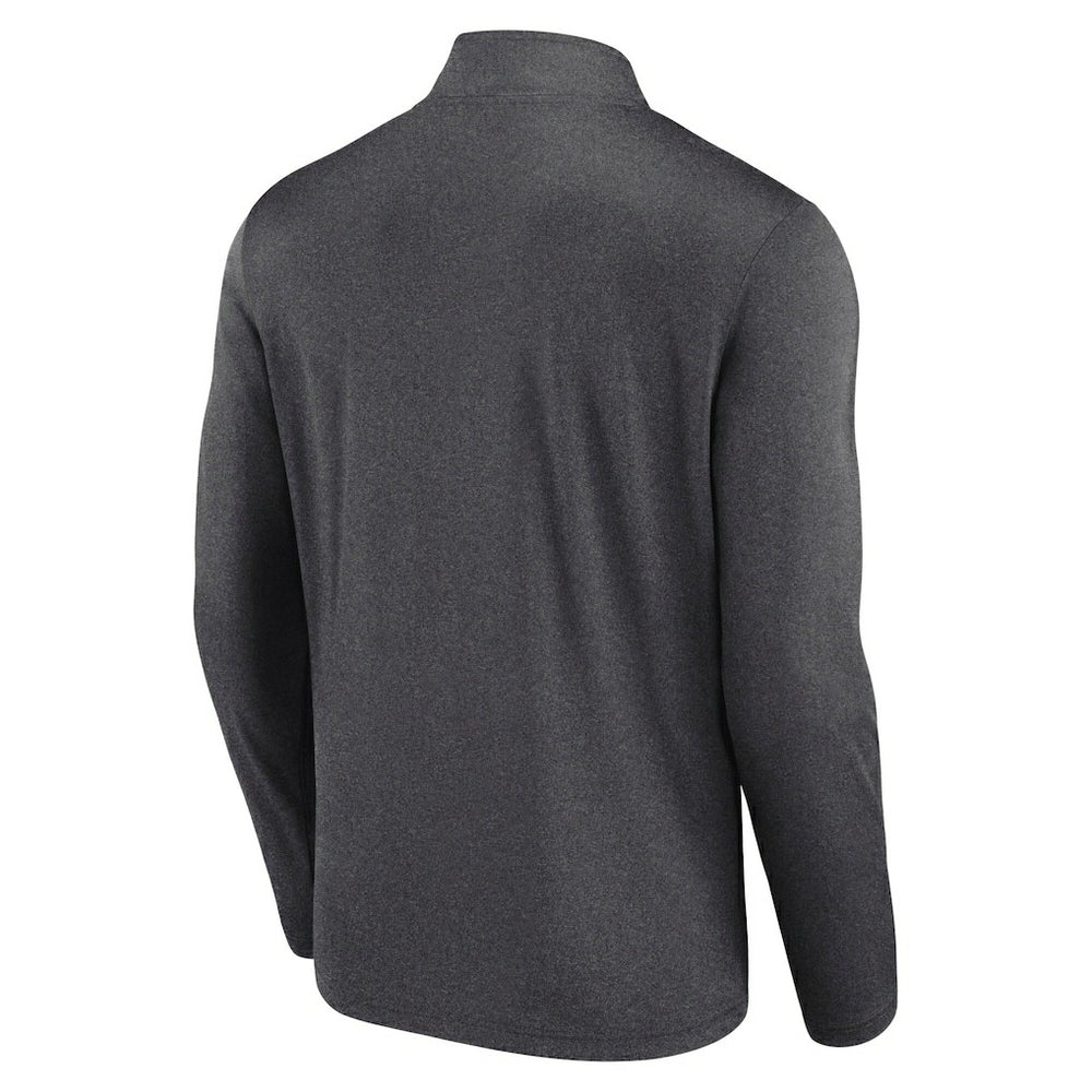 Fanatics Las Vegas Raiders Head-to-Head Quarter-Zip Pullover Charcoal