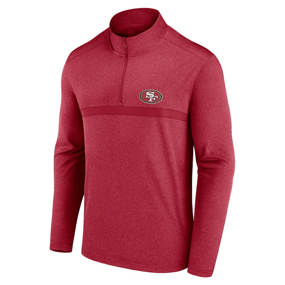 Fanatics San Francisco 49ers Head-to-Head Quarter-Zip Pullover Scarlet