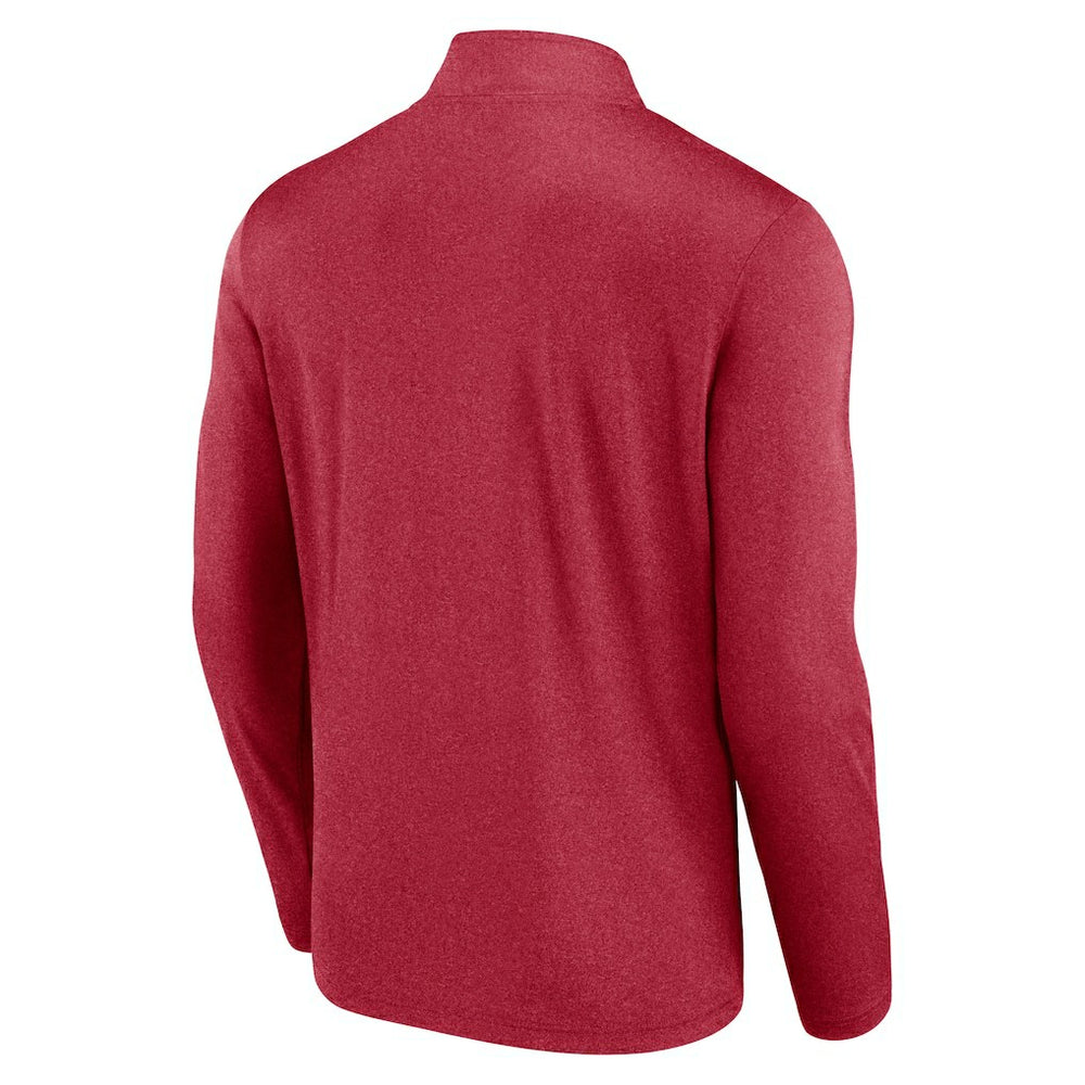Fanatics San Francisco 49ers Head-to-Head Quarter-Zip Pullover Scarlet
