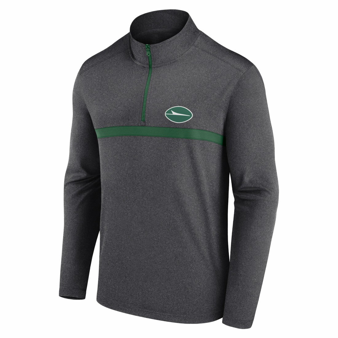 Fanatics New York Jets Head-to-Head Quarter-Zip Pullover Heather Charcoal