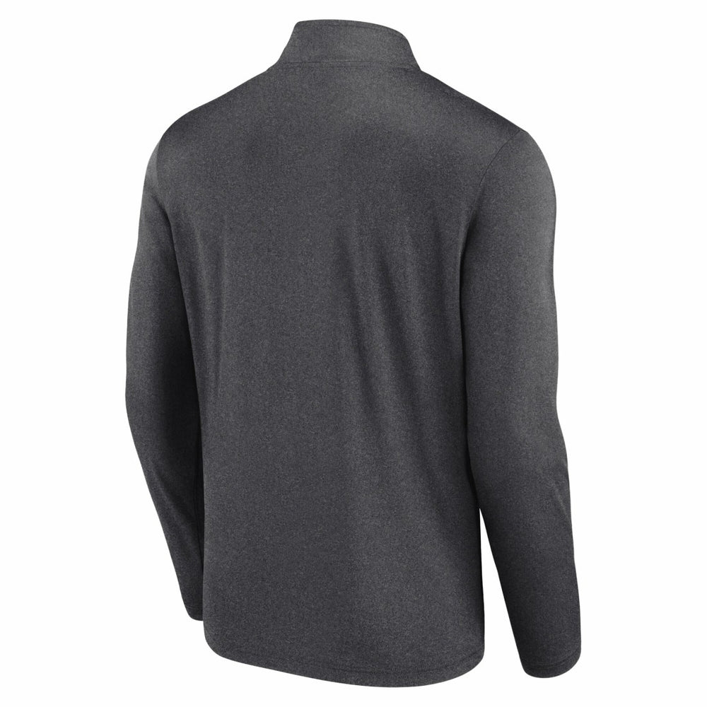 Fanatics New York Jets Head-to-Head Quarter-Zip Pullover Heather Charcoal
