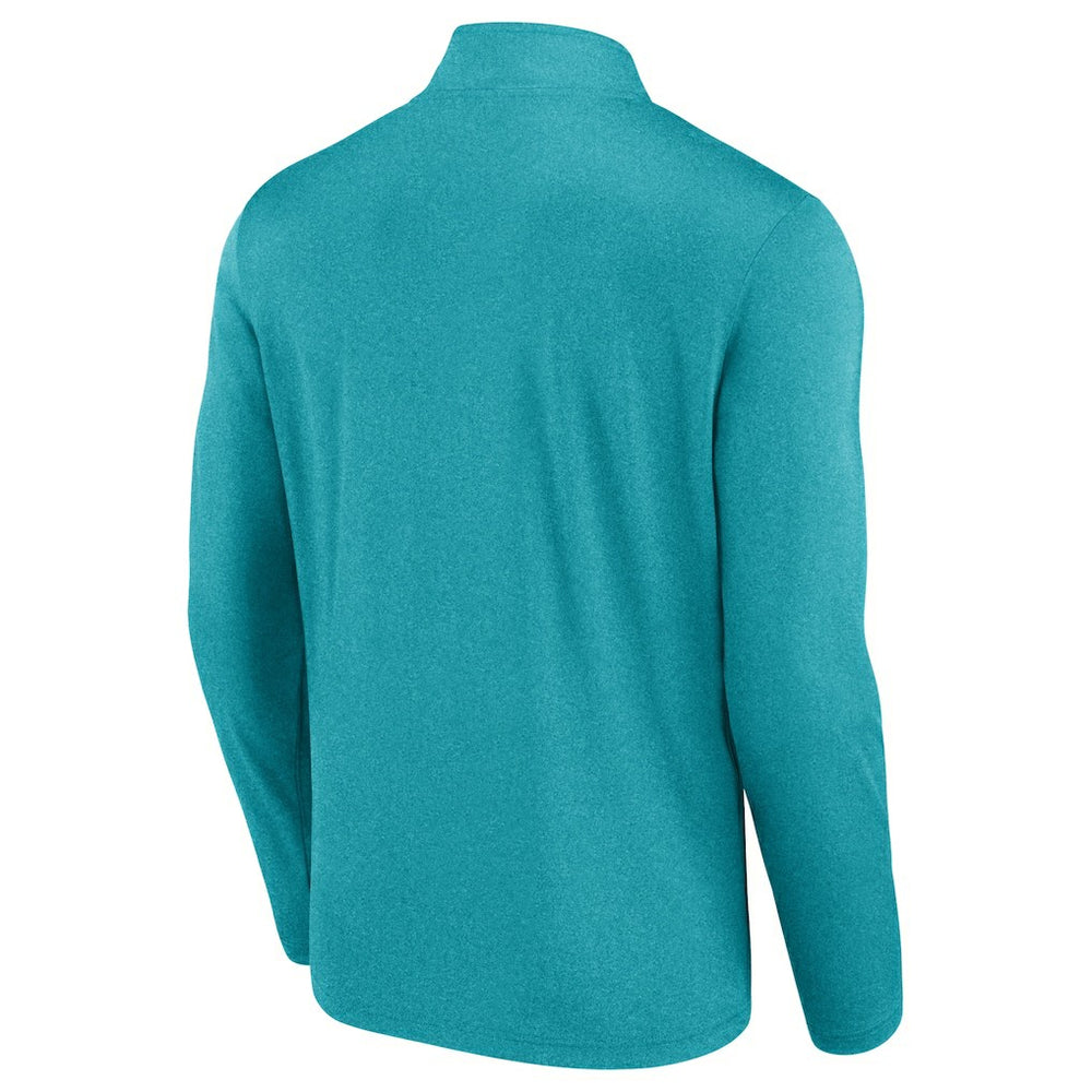 Fanatics Miami Dolphins Head-to-Head Quarter-Zip Pullover Aqua