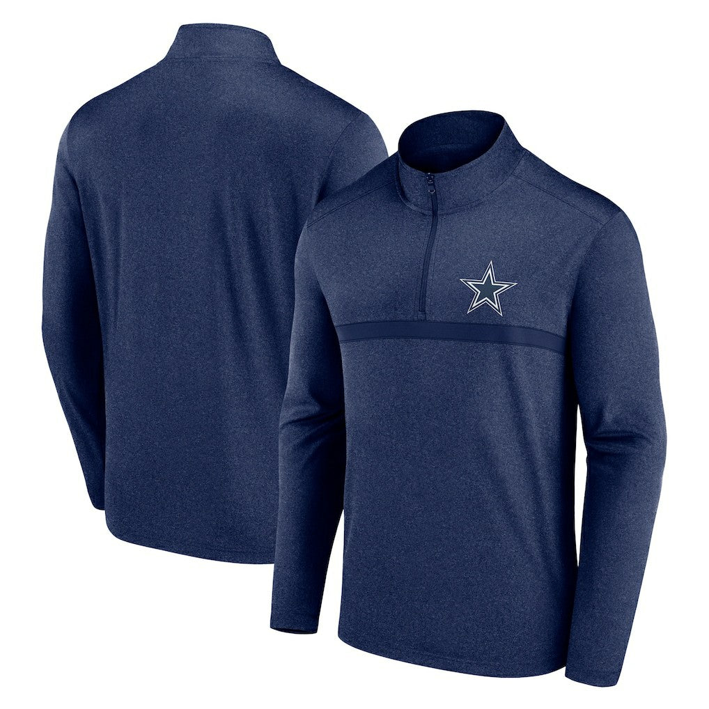 Fanatics Dallas Cowboys Head-to-Head Quarter-Zip Pullover Navy