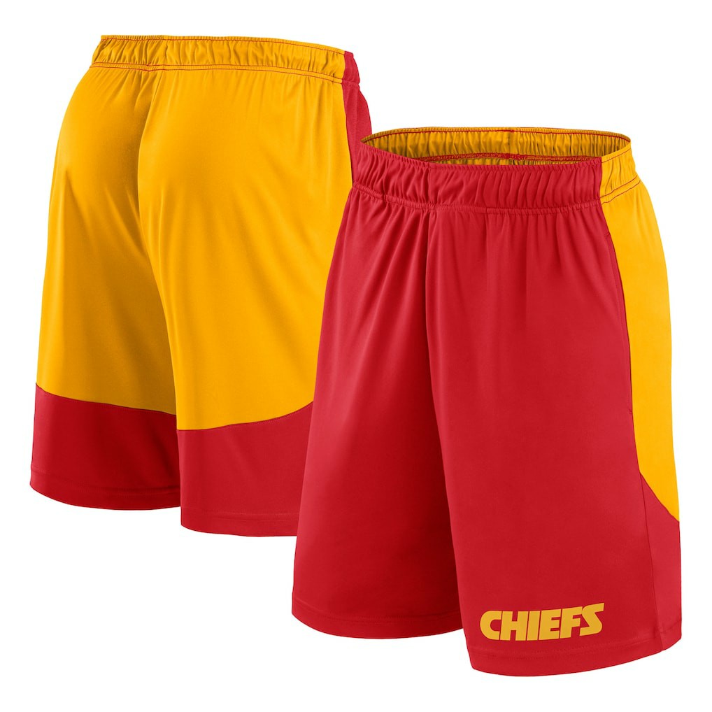 Fanatics Kansas City Chiefs Launch Shorts Red/Gold