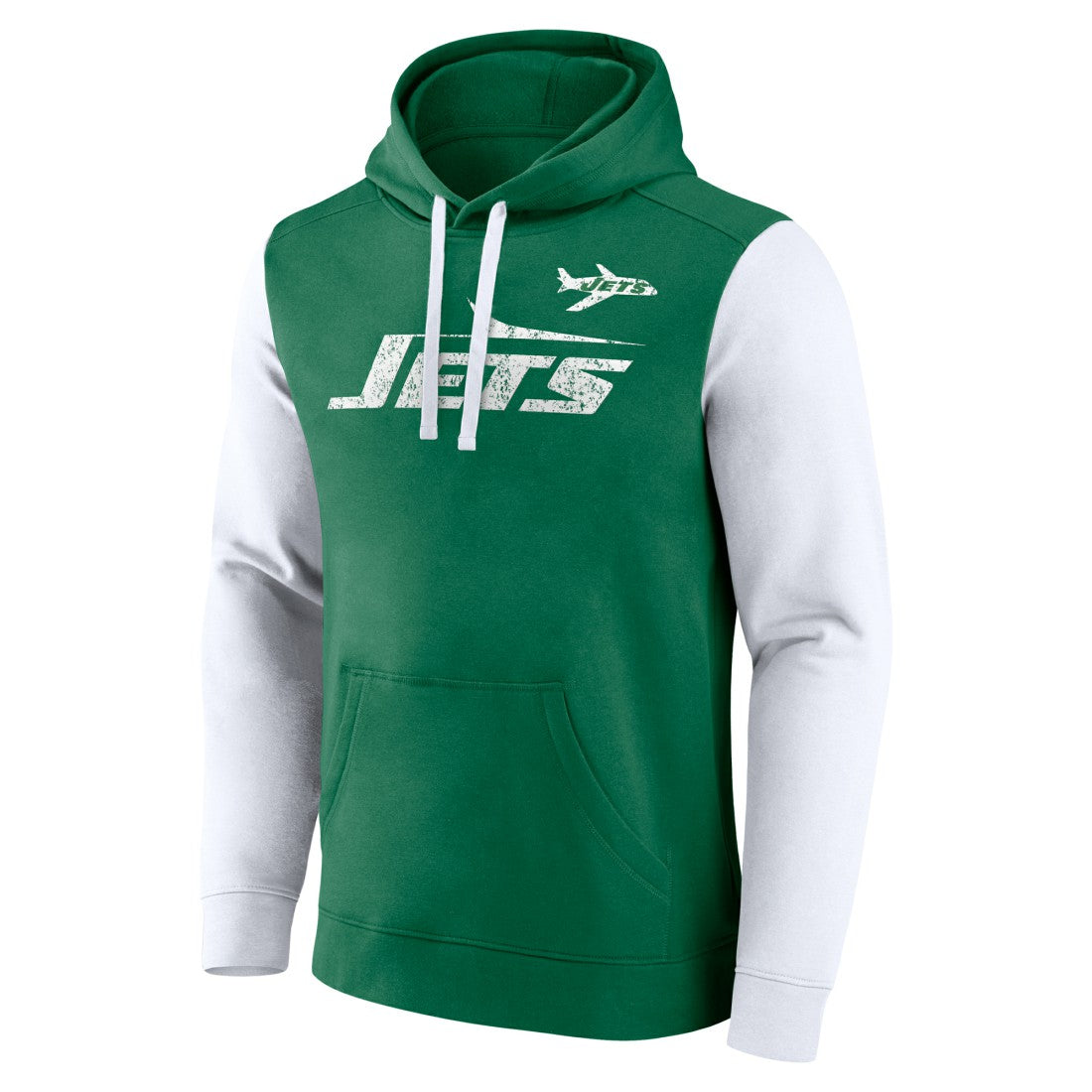 Fanatics New York Jets Fleece Pullover Hoodie Kelly Green