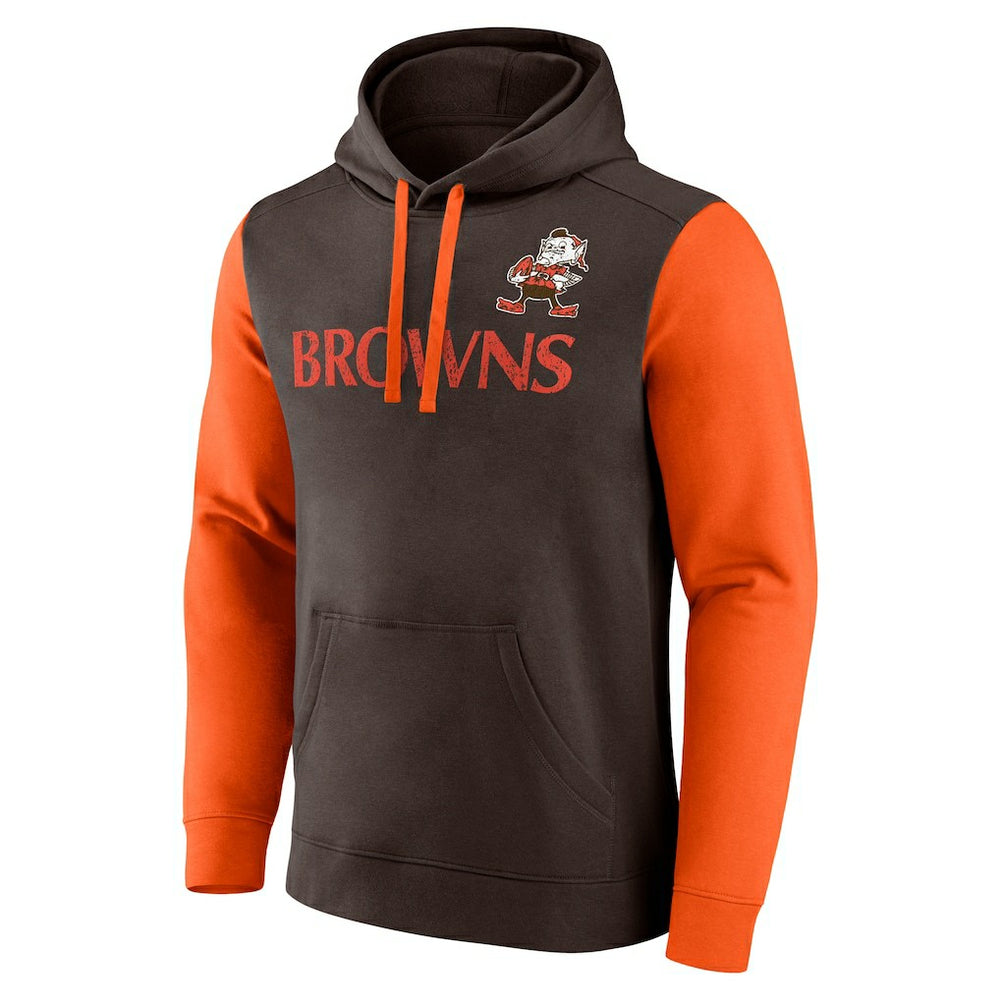 Fanatics Cleveland Browns Fleece Pullover Hoodie Brown