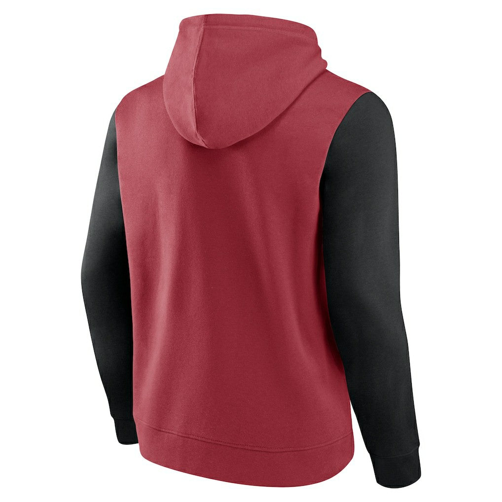 Fanatics Arizona Cardinals Outline Pullover Hoodie Cardinal/Black