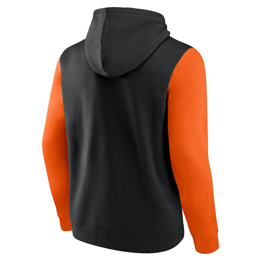 Fanatics Cincinnati Bengals Outline Pullover Hoodie Black/Orange
