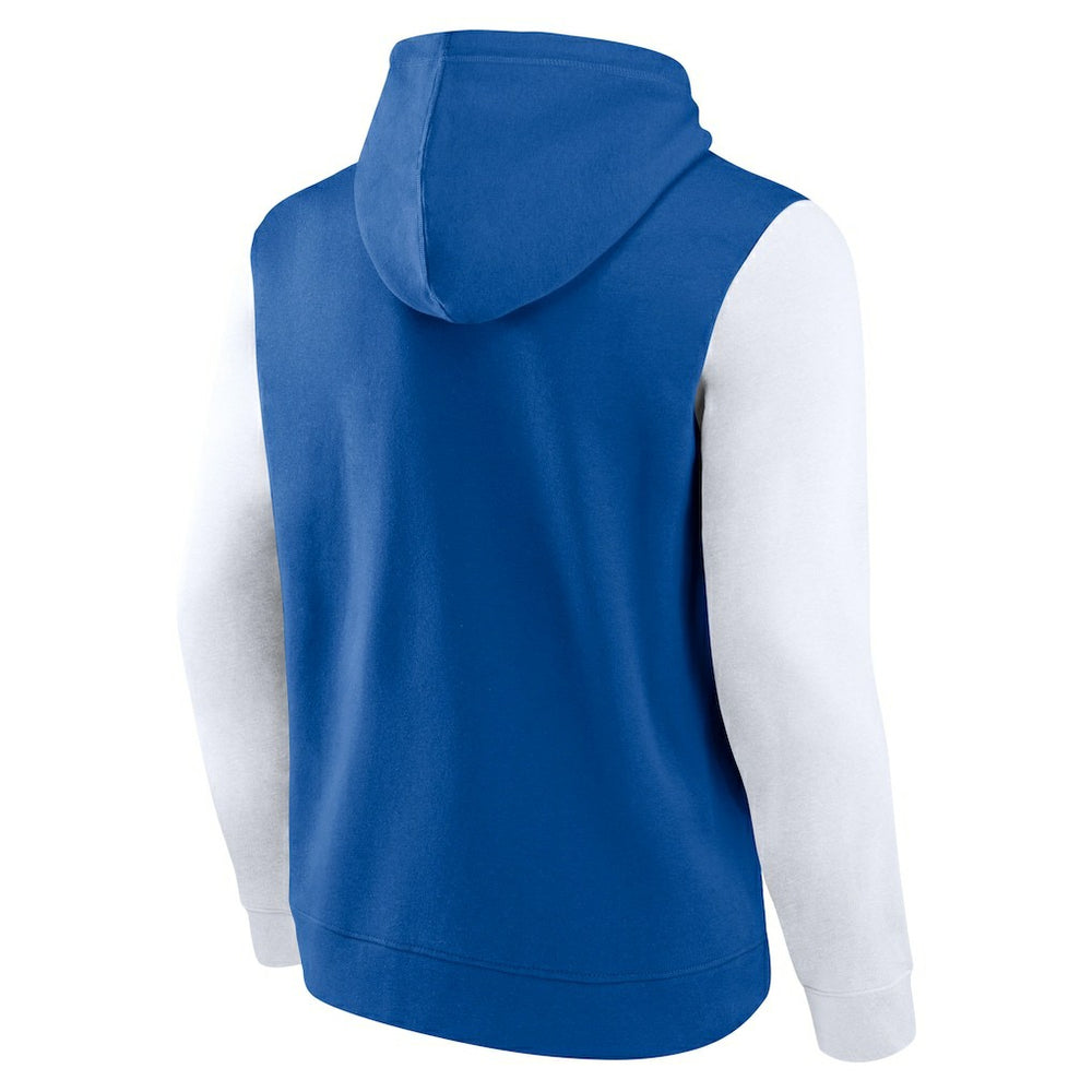 Fanatics Indianapolis Colts Outline Pullover Hoodie Royal/White