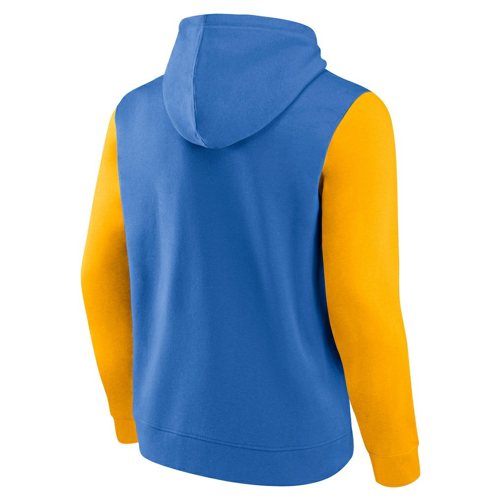 Fanatics Los Angeles Chargers Outline Pullover Hoodie Powder Blue/Gold