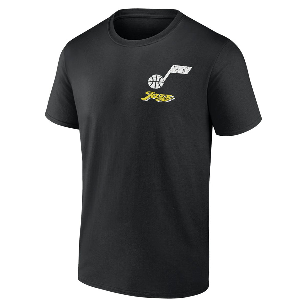 Utah Jazz Logo Athletic Never Over T-Shirt Black