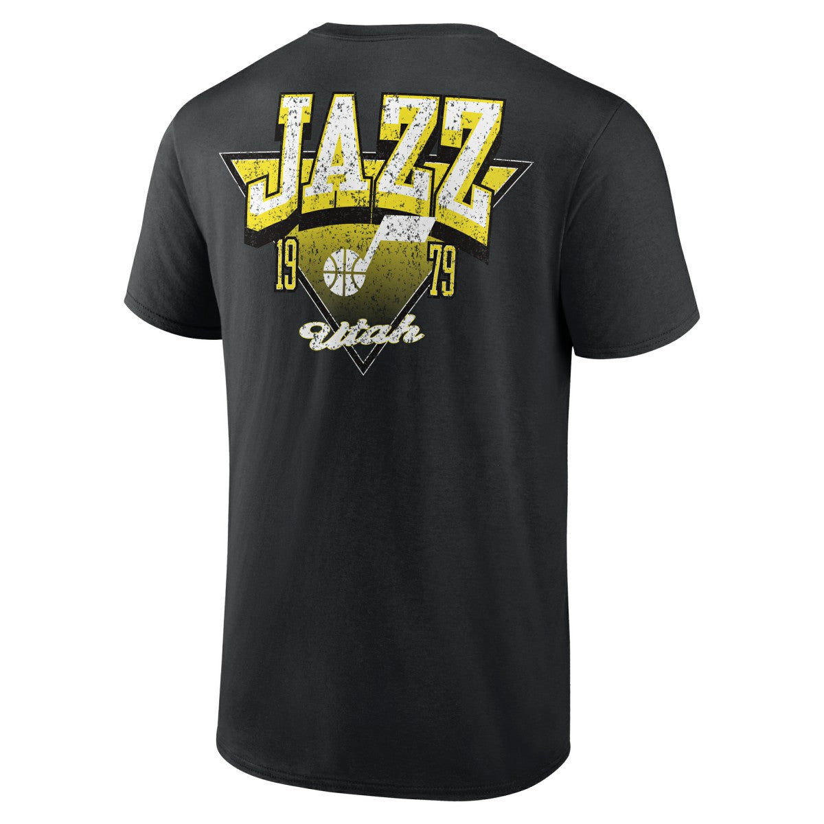 Utah Jazz Logo Athletic Never Over T-Shirt Black