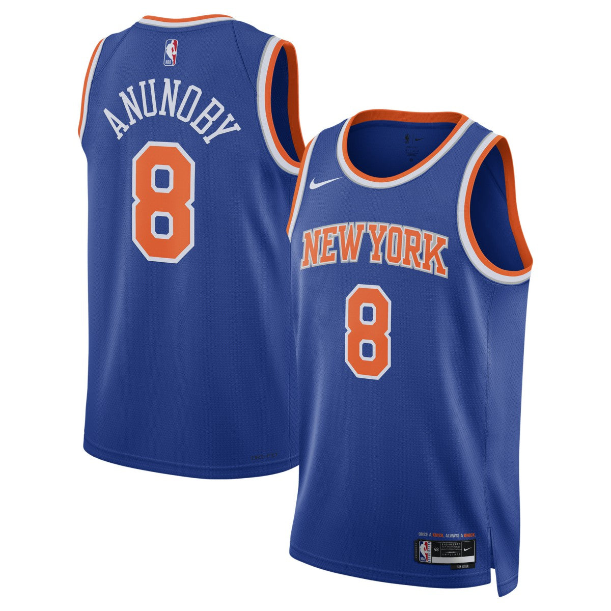 OG Anunoby New York Knicks Unisex Swingman Jersey Icon Edition Blue | Nike online