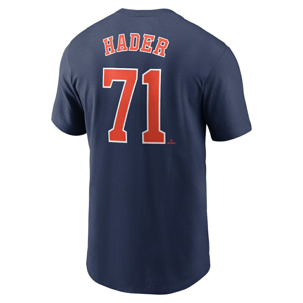 Josh Hader Houston Astros Nike Fuse Name & Number T-Shirt - Navy - Nike on Sale