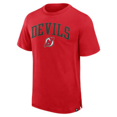 New Jersey Devils Fanatics Elevated Pima T-Shirt - Red - NHL 201204311
