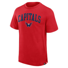 Washington Capitals Fanatics Elevated Pima T-Shirt - Red - NHL 201204317