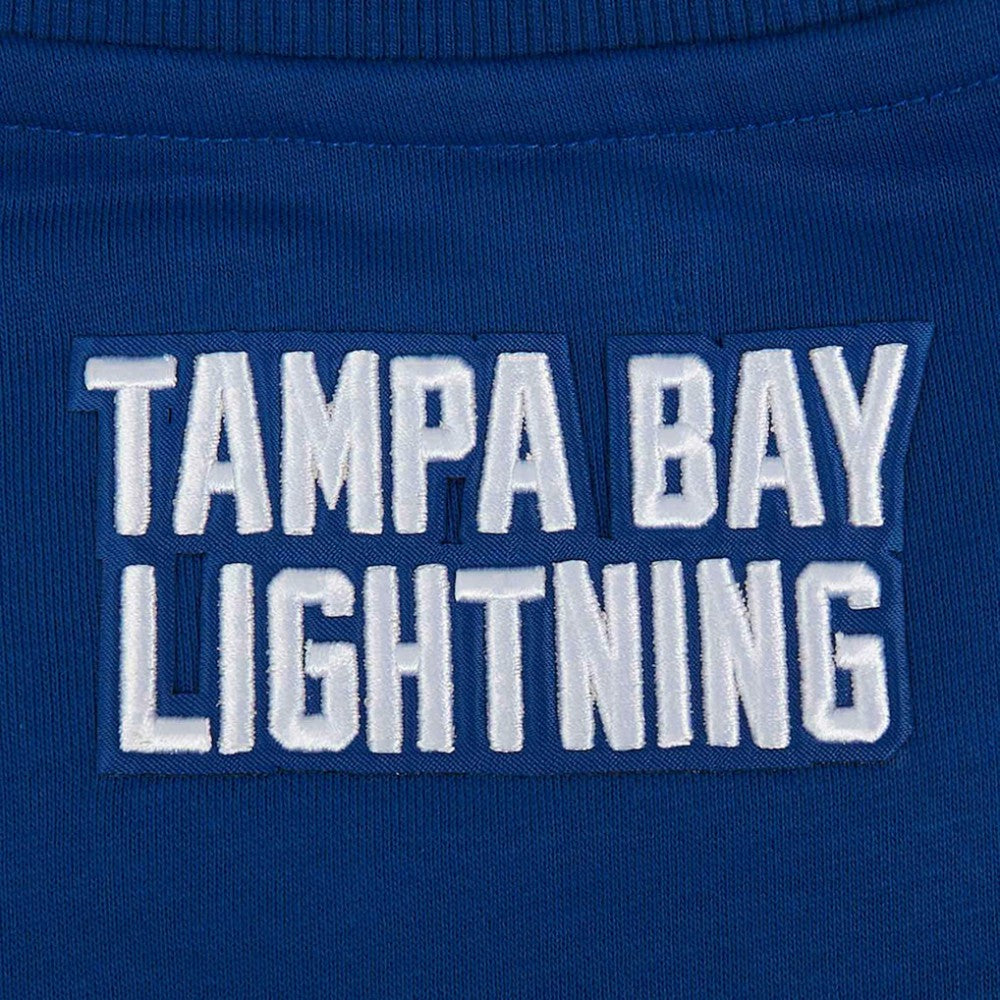 Tampa Bay Lightning Pro Standard Women's Area Code Cropped Pullover Sweatshirt - Blue - NHL 201205069