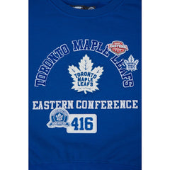 Toronto Maple Leafs Pro Standard Women's Area Code Cropped Pullover Sweatshirt - Blue - NHL 201205078