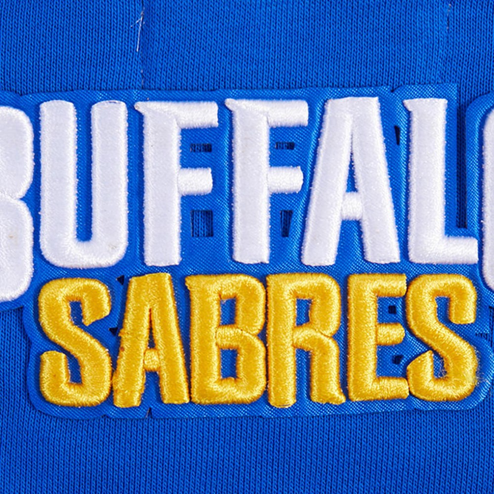 Buffalo Sabres Pro Standard Women's Area Code Cropped Pullover Sweatshirt - Royal - NHL 201205079