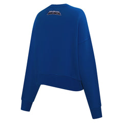 Colorado Avalanche Pro Standard Women's Area Code Cropped Pullover Sweatshirt - Blue - NHL 201205087